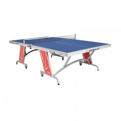 Single Folding Centerfold Tischtennis Tisch mit Rädern für Unterhaltung